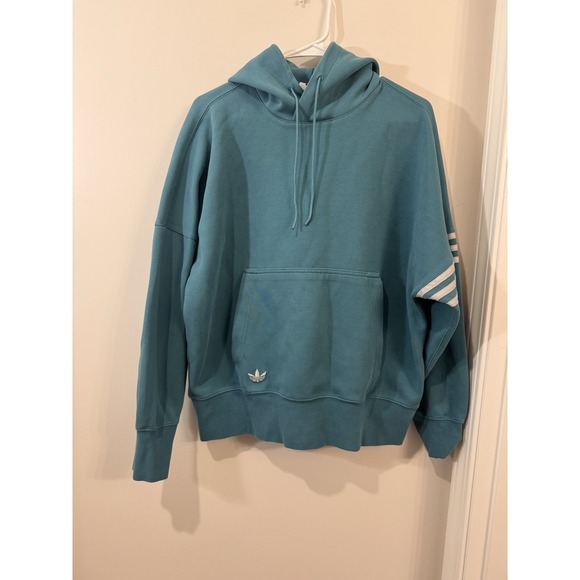 Adidas  Men's Adicolor Neuclassics Hoodie Small Arctic Fusion - Picture 1 of 9